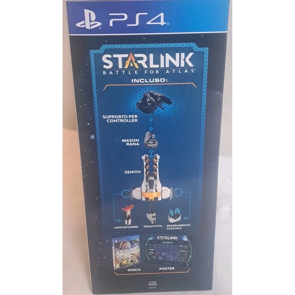Starlink Battle for Atlas Starter Pack PS4 Complete Ship Pilot Weapons Ubisoft